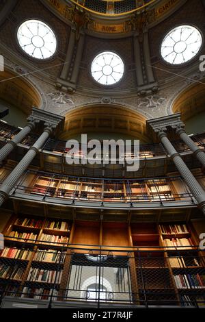 La Bibliothèque nationale de France, rue Vivienne, Paris, France. Banque D'Images