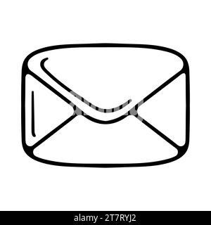 Enveloppes blanches Vector. Maquette d'enveloppe pliée et dépliée isolée sur un fond blanc. Souhait de nouvel an. Lettre au Père Noël Illustration de Vecteur