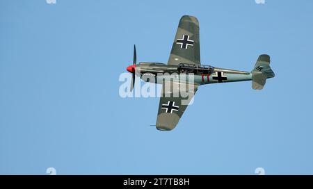 Les Hispano Aviación HA-1109 et HA-1112 sont des versions construites sous licence du Messerschmitt BF 109 G-2 développé en Espagne pendant et après la Seconde Guerre mondiale Banque D'Images