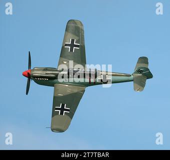 Les Hispano Aviación HA-1109 et HA-1112 sont des versions construites sous licence du Messerschmitt BF 109 G-2 développé en Espagne pendant et après la Seconde Guerre mondiale Banque D'Images