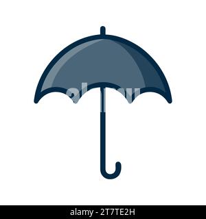 Icône de parapluie isolé sur fond blanc. Icône de parapluie dans un design plat. Illustration vectorielle Illustration de Vecteur
