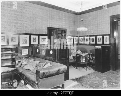Martin Gerlach jun. Appartement Georg et Else Weiss, Vienne I., Falkestraße 6/2. Stock, coin salon dans le salon. Loud 1904, Aufnahme 1930 Banque D'Images
