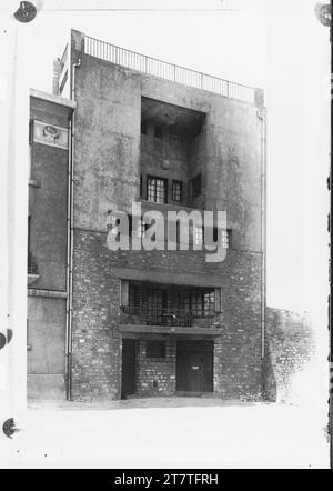 Martin Gerlach jun. Maison Tristan Tzara, Paris XVIII, 15, Avenue Junot, France, vue sur la rue (bizarre). Loud 1925-1926, Aufnahme vers 1930 Banque D'Images