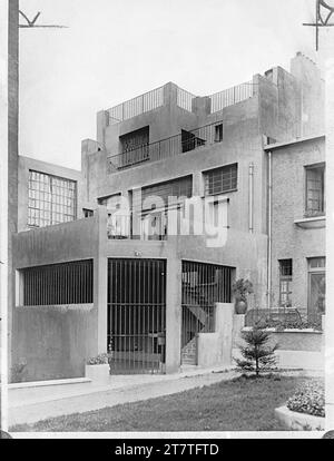 Martin Gerlach jun. Maison Tristan Tzara, Paris XVIII, 15, Avenue Junot, France, côté jardin. Loud 1925-1926, Aufnahme vers 1930 Banque D'Images