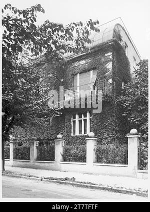 Martin Gerlach jun. Maison Karl et Hilda Strasser (conversion et agrandissement), Vienne XIII., Kupelwiesergasse 28, côté rue. Loud 1918-1919, Aufnahme 1930 Banque D'Images