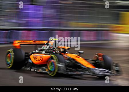 Lando Norris (GBR) McLaren MCL60. Crédit : James Moy/Alamy Live News Banque D'Images