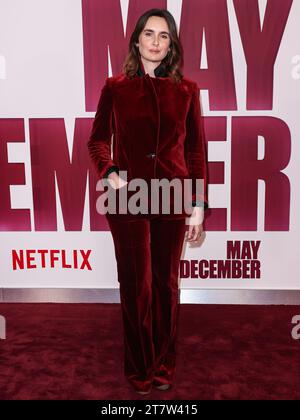 Los Angeles, États-Unis. 16 novembre 2023. LOS ANGELES, CALIFORNIE, États-Unis - NOVEMBRE 16 : Sophie Mas arrive à la première de Los Angeles de Netflix 'Mai décembre' qui s'est tenue à l'Academy Museum of Motion Pictures le 16 novembre 2023 à Los Angeles, Californie, États-Unis. (Photo de Xavier Collin/image Press Agency) crédit : image Press Agency/Alamy Live News Banque D'Images