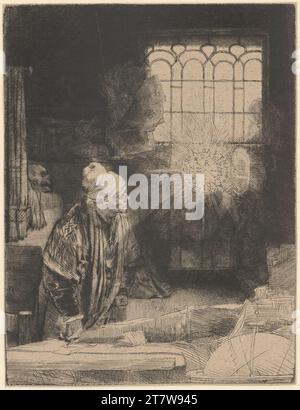 Rembrandt Harmensz. Van Rijn Faust. Gravure, gravure sur cuivre et un pinacle autour de 1652 Banque D'Images