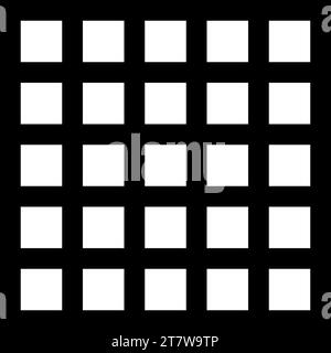 Grille de grille treillis treillis treillis treillis grillage grill grill grill surface de cuisson forme carrée icône couleur noire illustration vectorielle image style plat simple Illustration de Vecteur
