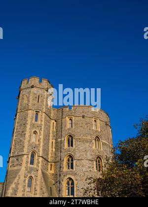 King Edward III Tower, Windsor Castle, Windsor, Angleterre, Royaume-Uni, GO. Banque D'Images