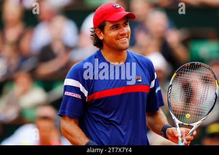 TENNIS - GRAND CHELEM - ROLAND GARROS 2012 - PARIS (FRA) - JOUR 7 - 02/06/2012 - PHOTO LOIC BARATOUX / DPPI - EDUARDO SCHWANK (ARG) Banque D'Images