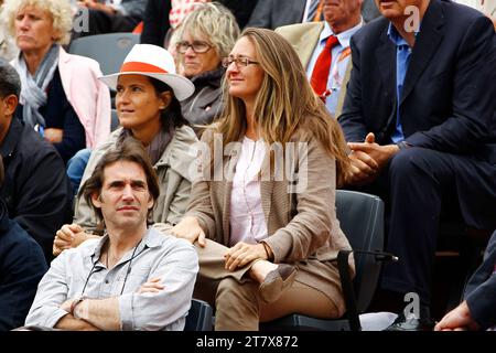 TENNIS - GRAND CHELEM - ROLAND GARROS 2012 - PARIS (FRA) - JOUR 10 - 05/06/2012 - PHOTO LOIC BARATOUX / DPPI - MARY PIERCE (FRA) / EX JOUEUSE DE TENNIS Banque D'Images