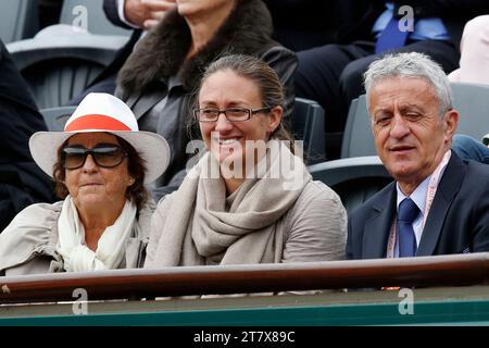 TENNIS - GRAND CHELEM - ROLAND GARROS 2012 - PARIS (FRA) - JOUR 11 - 06/06/2012 - PHOTO LOIC BARATOUX / DPPI - MARY PIERCE ( EX JOUEUSE DE TENNIS FRANÇAISE ) Banque D'Images