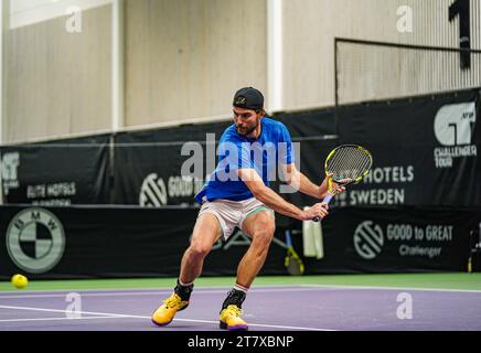 Stockholm, bon pour la Grande académie de tennis, Suède, 11 17 2023, Maxime Cressy contre Maximilian Marterer. . Banque D'Images