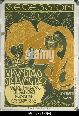 Koloman Moser Secession ; V. exposition artistique. Couleur 1899, 1899 Banque D'Images