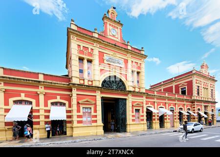 Adolpho Lisboa market hall, Manaus, Amazonie State, Brésil, Amérique du Sud Banque D'Images