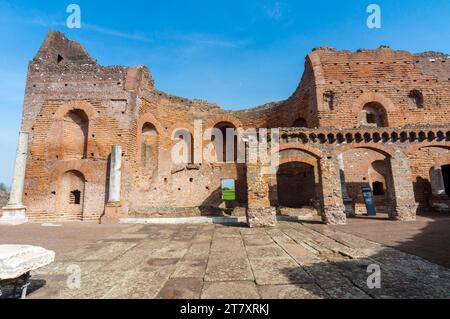 Grand Nymphaeum à Villa Romaine de Quintili, voie Appienne, Rome, Latium (Latium), Italie, Europe Banque D'Images