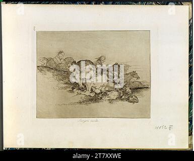 Francisco José de Goya y Lucientes les désastres de la guerre : ça arrive toujours. Gravure, aquatinte 1810 / hier : 1. Ausg. 1863 Banque D'Images