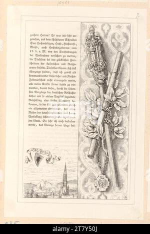 Moritz von Schwind (Zeichner in der Vorlage) Duller, Eduard : Archiduc Carl d'Autriche (illustration de livre). Point en bois 1847, 1847 Banque D'Images
