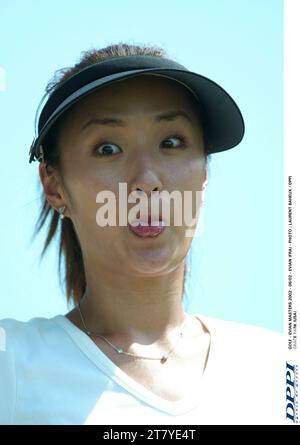 GOLF - EVIAN MASTERS 2002 - 15/06/02 - EVIAN (FRA) - PHOTO : LAURENT BAHEUX / DPPI GRACE PARK (USA) Banque D'Images