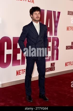 Los Angeles, États-Unis. 16 novembre 2023. Los Angeles, Californie. Le 16 novembre 2023, Valentin Chmerkovskiy arrive à la première de Los Angeles en mai décembre à l'Academy Museum de Los Angeles, en Californie. Le 16 novembre 2023 © Majil/ crédit : AFF/Alamy Live News Banque D'Images