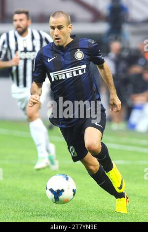 Rodrigo Palacio du FC Inter Milan en action lors de la série A match de football Inter contre la Juventus, le 14 septembre 2013 au stade San Siro à Milan. PHOTO MASSIMO CEBRELLI / DPPI Banque D'Images