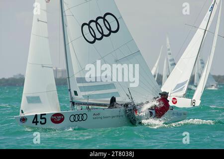 VOILE - BACARDI CUP 2011 - MIAMI (USA) - PHOTO : NATHALIE COLLOUD / DPPI - STAR ACTION Banque D'Images