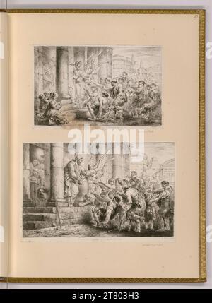 Bernhard Rode (Ausführende r Künstler in) aumônes de l'hypocrite. gravure 1776 ; 1777 Banque D'Images