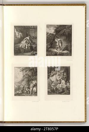 Salomon Gessner (Ausführende r Künstler in) représentations mythologiques. gravure 1773-1777, 1773/1777 Banque D'Images