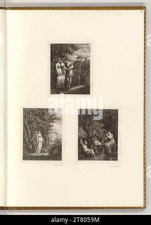 Salomon Gessner (Ausführende r Künstler in) représentations mythologiques. gravure 1773-1777, 1773/1777 Banque D'Images