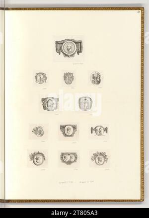 Salomon Gessner (Ausführende r Künstler in) vignettes avec différentes représentations. gravure 1750-1788, 1750/1788 Banque D'Images