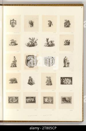 Salomon Gessner (Ausführende r Künstler in) vignettes avec différentes représentations. gravure 1750-1788, 1750/1788 Banque D'Images