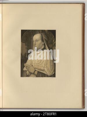 Johann Nepomuk Strixner (Lithographie in) Portrait Charles II de Bourbon, cardinal évêque de Lyon. Lithographie 1822, 1822 Banque D'Images