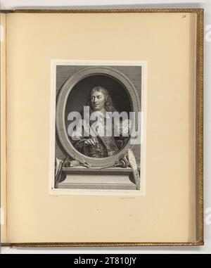 Johann Gotthard von Müller (graveur) Portrait Louis Leraramberg. Gravure sur cuivre, gravure vers 1776 Banque D'Images