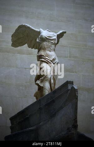 Victoire ailée de Samothrace (Nike de Samothrace), vers 200 av. J.-C. Banque D'Images