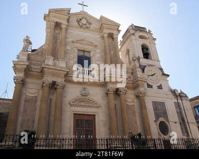 Santa Maria dell’Aiuto Eglise paroissiale catholique romaine, via Santa Maria dell’Aiuto, Catane, Sicile, Sicile, Italie, Europe Banque D'Images