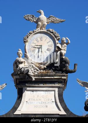 Porta Garibaldi, Porta Ferdinandea ou Porta Ferdinanda, arc de triomphe, via Giuseppe Garibaldi, Catane, Sicile, Sicile, Italie, Europe Banque D'Images