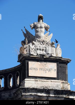 Porta Garibaldi, Porta Ferdinandea ou Porta Ferdinanda, arc de triomphe, via Giuseppe Garibaldi, Catane, Sicile, Sicile, Italie, Europe Banque D'Images