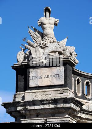 Porta Garibaldi, Porta Ferdinandea ou Porta Ferdinanda, arc de triomphe, via Giuseppe Garibaldi, Catane, Sicile, Sicile, Italie, Europe Banque D'Images