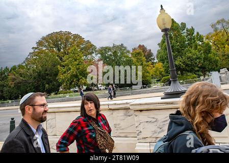 Pro palestinien, manifestation anti-Israël, manifestation, Washington Goon, DC. Banque D'Images