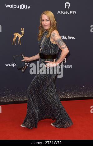 Franka Potente BEI der 75. Bambi-Verleihung 2023 in der Bavaria Filmstadt. München, 16.11.2023 Banque D'Images