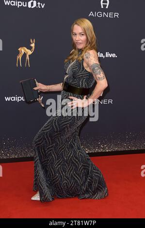 Franka Potente BEI der 75. Bambi-Verleihung 2023 in der Bavaria Filmstadt. München, 16.11.2023 Banque D'Images