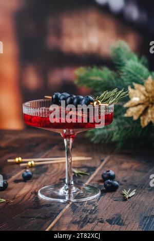 Cocktail de Noël pour la fête Banque D'Images