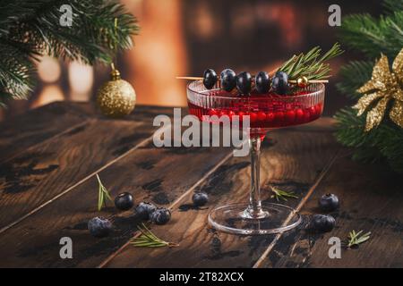 Cocktail de Noël pour la fête Banque D'Images