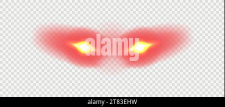 Illustration de modèle de vecteur de super-héros de jeu de meme laser Red Eyes. Superposition de mème rouge laser yeux rouges comiques. Illustration de Vecteur