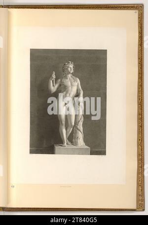 Jean-Baptiste Raphaël-urbain Massard (graveur) Dionysos. Gravure sur cuivre, gravure vers 1818 Banque D'Images