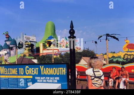 Joyland Childrens Fun Park à Great Yarmouth, Norfolk, Angleterre, Royaume-Uni Banque D'Images