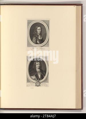 Bernard Picart (Leitung der Produktion) Portraits. Gravure sur cuivre, gravure 1724, 1724 Banque D'Images