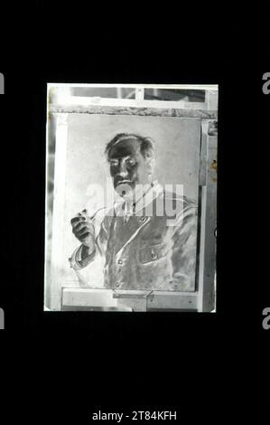 Johann Victor Krämer reproduction de la peinture 'M. Komarek Père'. Fort autour de 1900 Banque D'Images