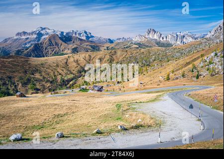 Magnifique vue sur les Dolomites centrales, Italie Banque D'Images